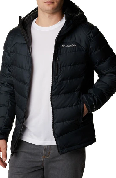 Columbia Autumn Park™ 650 Fill Power Down Water Resistant Hooded Jacket In Black
