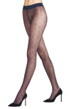 Falke Polka Dot Tights In Marine