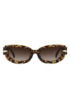 Fifth & Ninth Elle 58mm Polarized Geometric Sunglasses In Torte