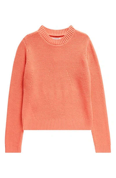 Nordstrom Kids' Cotton Pullover Sweater In Coral Rose