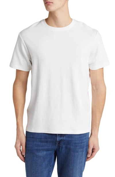 Frame Duo Fold Cotton T-shirt In White