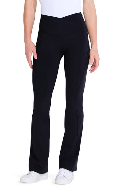 Nz Active By Nic+zoe Nz Active Flexfit Boot Cut Leggings In Black Onyx