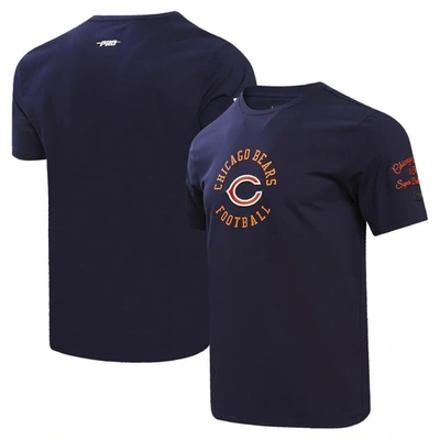 Pro Standard Navy Chicago Bears Hybrid T-shirt