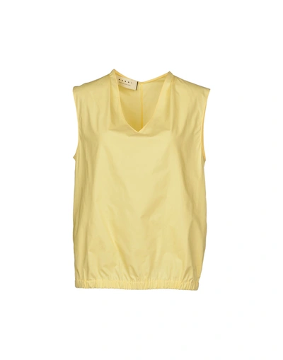 Marni Tops In Light Yellow