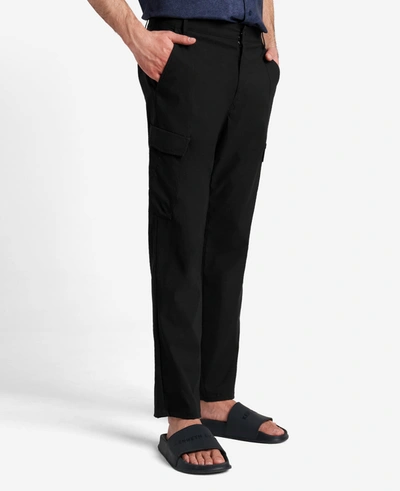 Kenneth Cole Slim Fit Stretch Cargo Pant In Black
