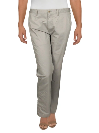 Polo Ralph Lauren Mens Twill Straight Fit Chino Pants In Grey