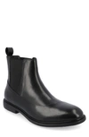 Thomas & Vine Hanford Plain Toe Chelsea Boot In Black