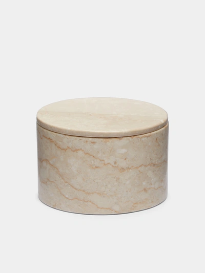 Anastasio Home Marble Oval Box In Neutral