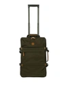 Bric's X-travel 21" Montagna Carry-on Trolley Luggage In Olive