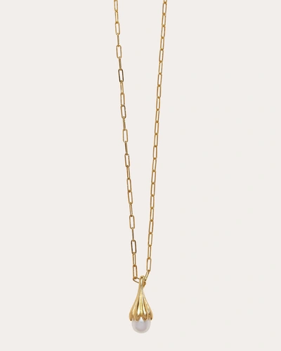 Pamela Love Women's Anemone 14k Gold-plated Pearl Pendant Necklace