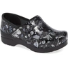 Floral Metallic Patent Leather