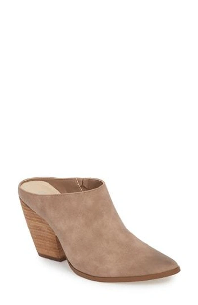 Charles By Charles David Nico Mule In Taupe Nubuck Leather