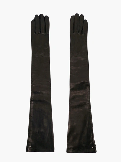 Max Mara Gloves In Black
