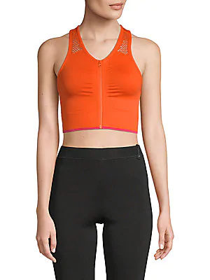 adidas zip front sports bra