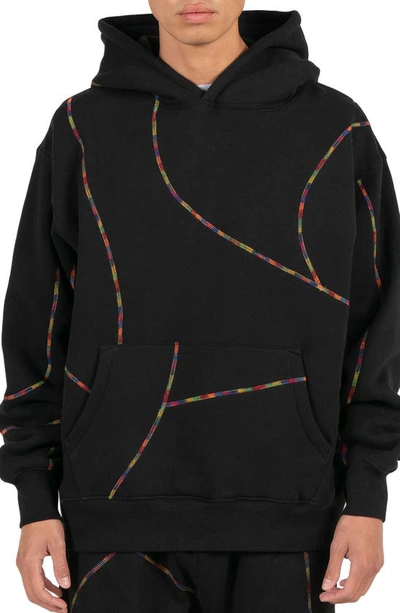 Pleasures Vein Hoodie In Black