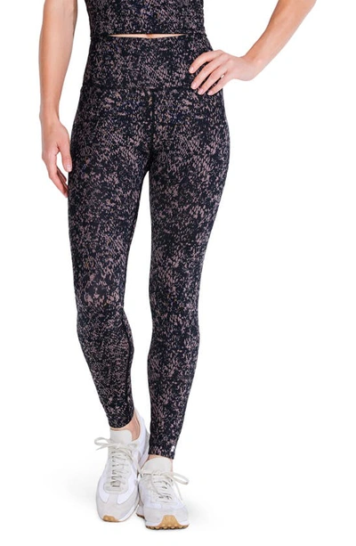 Nz Active By Nic+zoe Animalia Print Flexfit Leggings In Neutral Multi