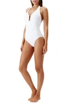 Melissa Odabash Tampa Core One-piece Swimsuit In White