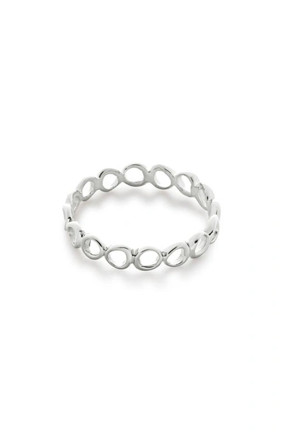 Monica Vinader Nura Sterling Silver Open Stacking Ring