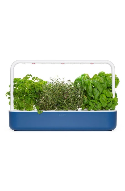 Click & Grow Smart Garden 9 Self Watering Indoor Garden In Navy Blue