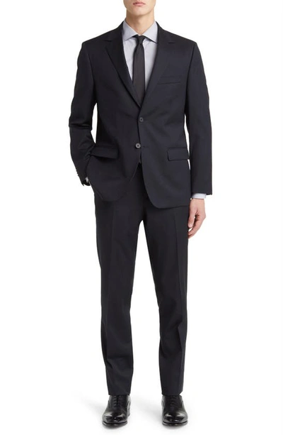 Daniel Hechter Norris Solid Wool Suit In Black
