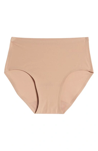 Chantelle Lingerie Soft Stretch Seamless Hipster Panties In Coffee Latte