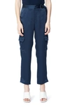 Simkhai Carolina Belted Cargo Pants In Midnight