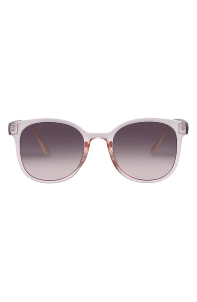 Aire Crux 52mm Gradient D-frame Sunglasses In Blush / Cookie Tort