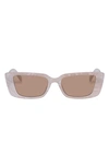 Aire Novae 51mm Cat Eye Sunglasses In Linen Marble