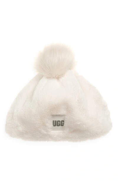 Ugg Faux Fur Beanie In Nimbus