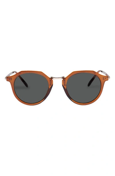 Aire Taures 47mm Round Sunglasses In Clay