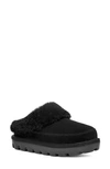 Koolaburra By Ugg Tizzey Faux Fur Lined Slipper In Black