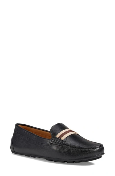 Marc Joseph New York Mulberry Stripe Loafer In Black Grainy