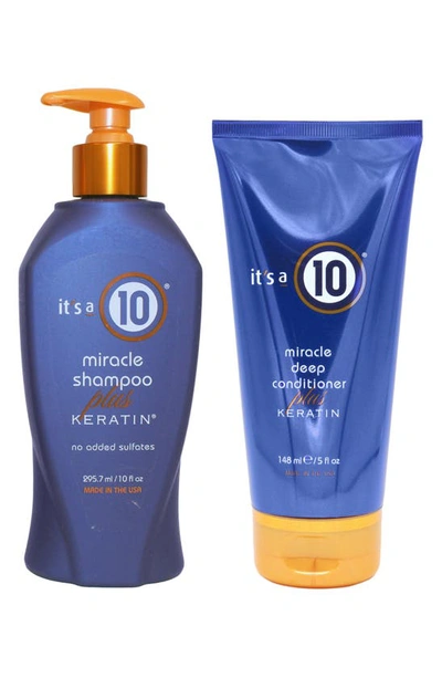 It's A 10 Miracle Shampoo & Deep Conditioner Plus Keratin Duo