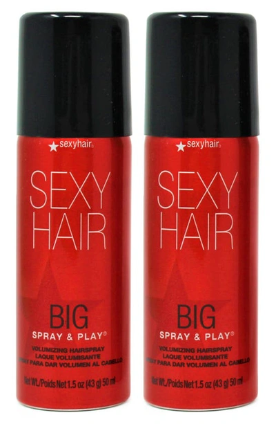 Big Sexy Hair Spray & Play Mini Duo In White