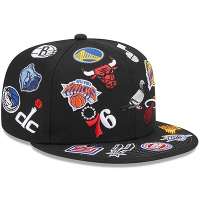 New Era X Staple New Era Black Nba X Staple 59fifty Fitted Hat