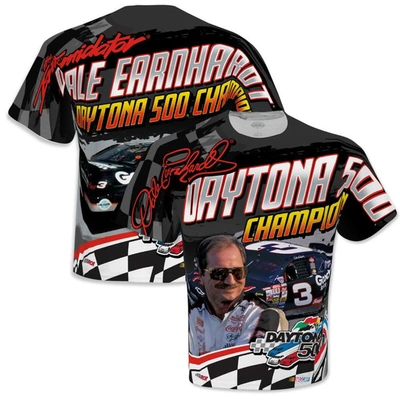 Checkered Flag Sports Black Dale Earnhardt Daytona 500 Champion Legends T-shirt