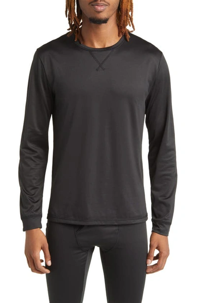 Rainforest Performance Base Layer Crewneck T-shirt In Black