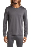 Rainforest Performance Base Layer Crewneck T-shirt In Charcoal