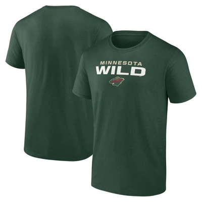 Fanatics Branded Green Minnesota Wild Barnburner T-shirt