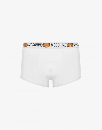 Moschino Underbear Boxer In White