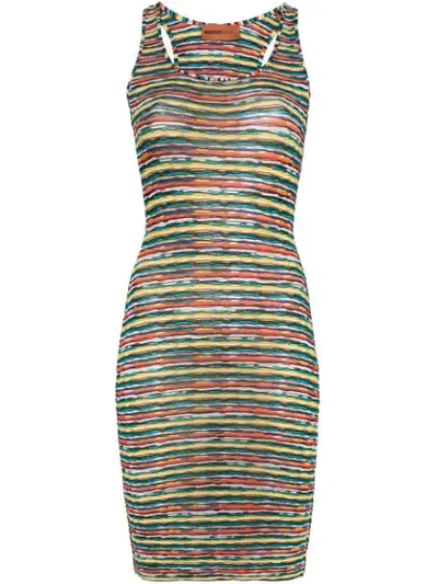 Missoni Mare Multicolour Racer Back Mini Dress