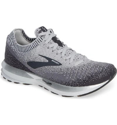 Brooks Levitate 2 Running Shoe In Grey/ Ebony/ White