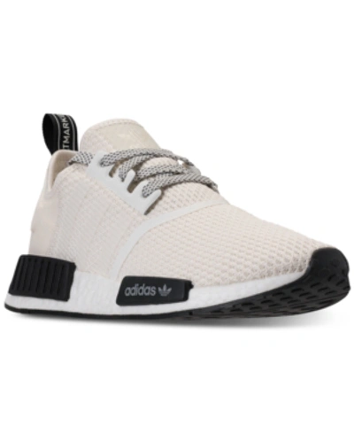 Adidas Originals Adidas Men's Nmd R1 Casual Sneakers From Finish Line In Off White/carbon/core Bla