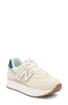 New Balance 574 Sneaker In Turtledove/ Vintage Teal