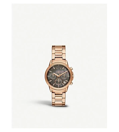 Armani Exchange Ax4354 Rose Gold-toned Watch