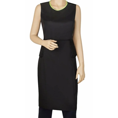 Elie Tahari Women's Judy Cotton Peplum Sleeveless Knee-length Dress In Black