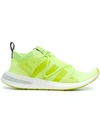 Adidas Originals Arkyn Rubber-trimmed Neon Mesh Sneakers In Yellow