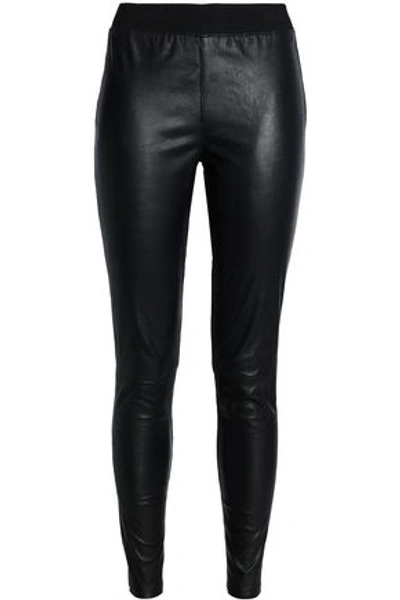 Muubaa Cowley Stretch-leather Leggings In Black