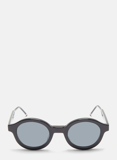 Thom Browne Round Frame Sunglasses In Grey