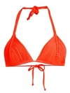 Pilyq Isla Knotted Bikini Top In Devil Moon